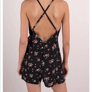 Free People Pants - Free People Tango at Night Romper in Black Free People Pants - Free People Tango at Night Romper in Black